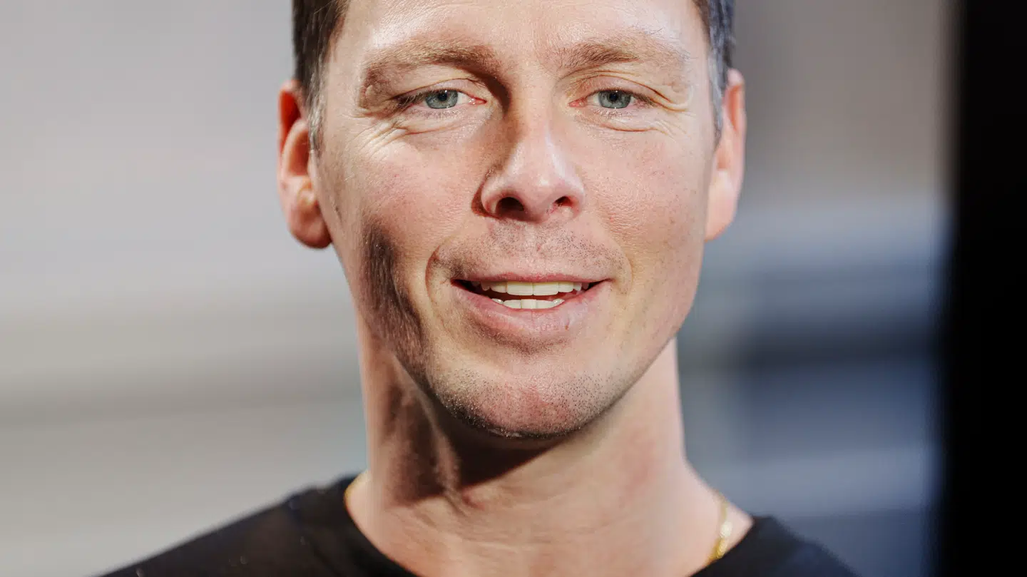 Hans Lindberg under håndboldlandsholds pressemøde på spillerhotellet i Hamburg ved EM-slutrunden i Tyskland lørdag den 20. januar 2024.. (Foto: Liselotte Sabroe/Ritzau Scanpix)