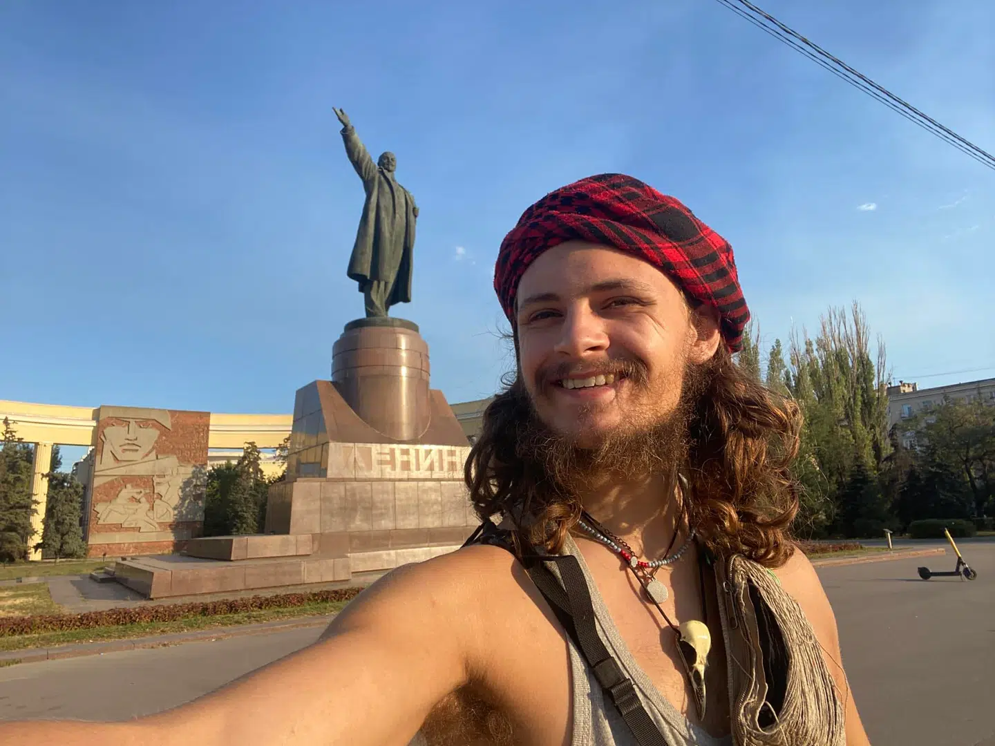 Den unge mand Michael Gloss, der mistede livet i Ukraines Donetsk-region i april 2024.