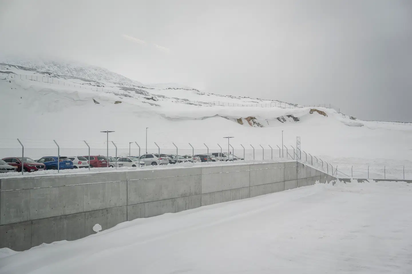 Dagen igennem har det blæst med op mod 20 meter i sekundet i Nuuk. Billedet her er taget i marts.