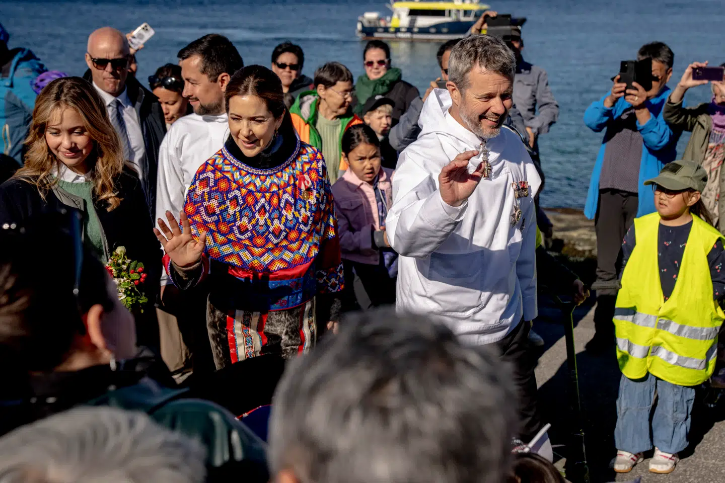 I sommer var Kongeparret på officielt besøg i Grønland, hvor de blev varmt modtaget.