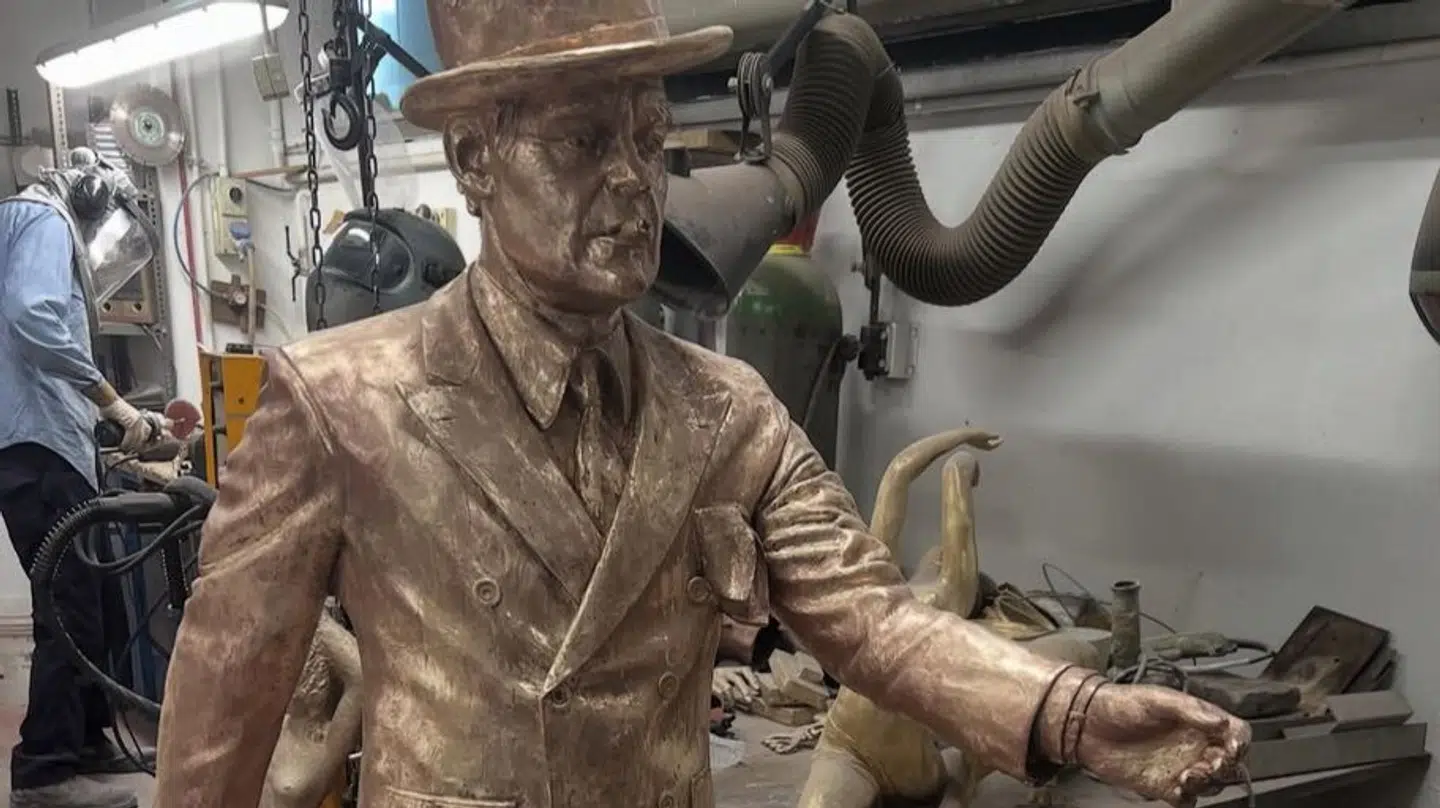 Her ses Egon Olsen-figuren.