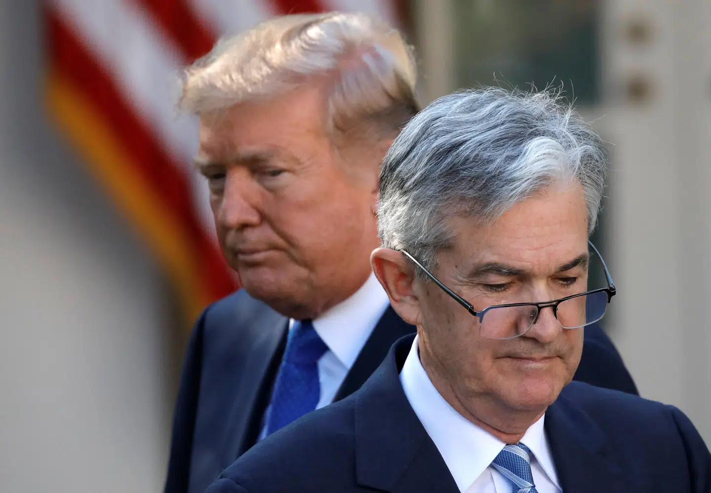 Jerome Powell fik stillingen som centralbankchef i 2018 under Donald Trumps første periode som præsident.