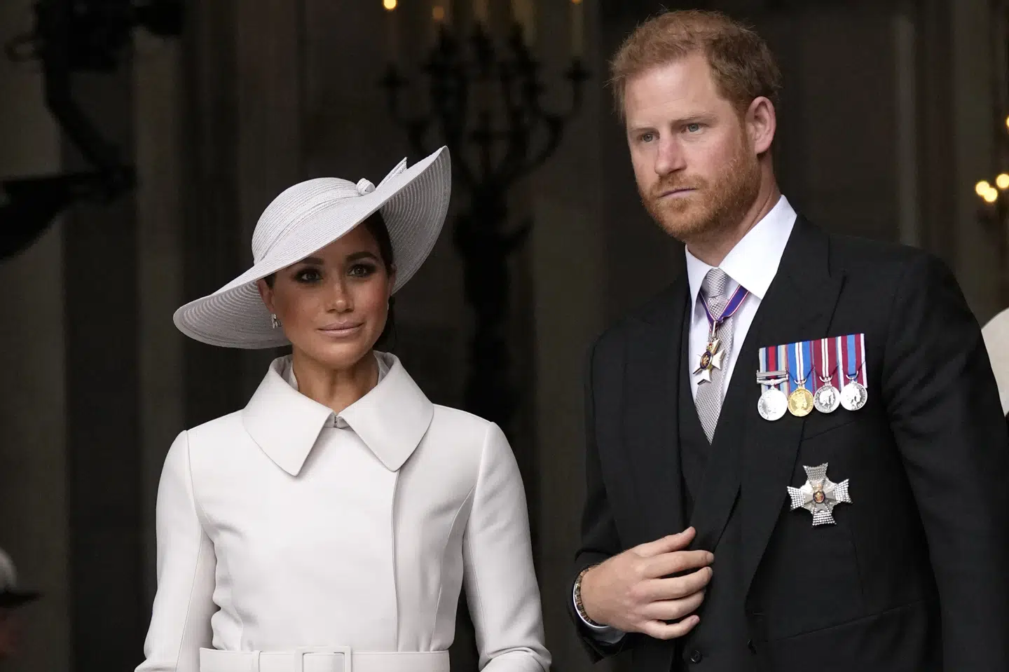 Prins Harry og hans hustru, hertuginde Meghan, flyttede for fem år siden til Californien. Parret har sammen børnene Archie og Lilibet. (Arkivfoto).