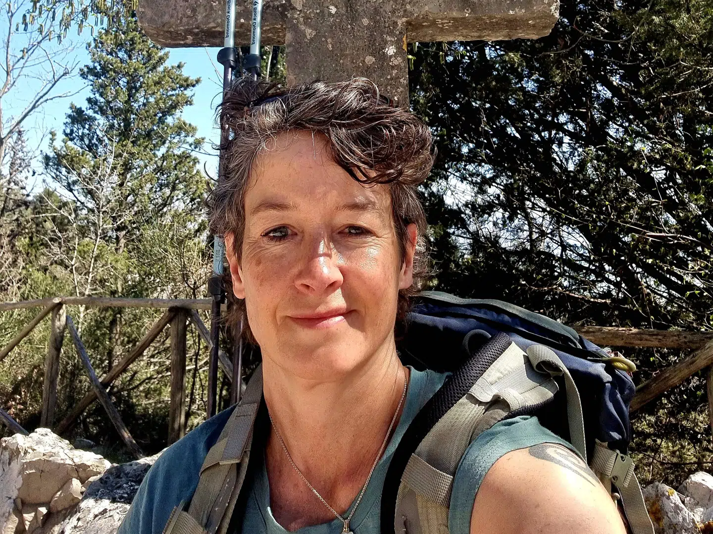 Trine Vendelboe Juul var på pilgrimsvandring fra den italienske by Assisi til La Verna.