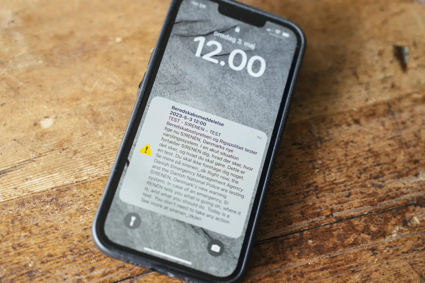 Første onsdag i maj testes både de fysiske sirener og det mobile varslingssystem. (Arkivfoto).