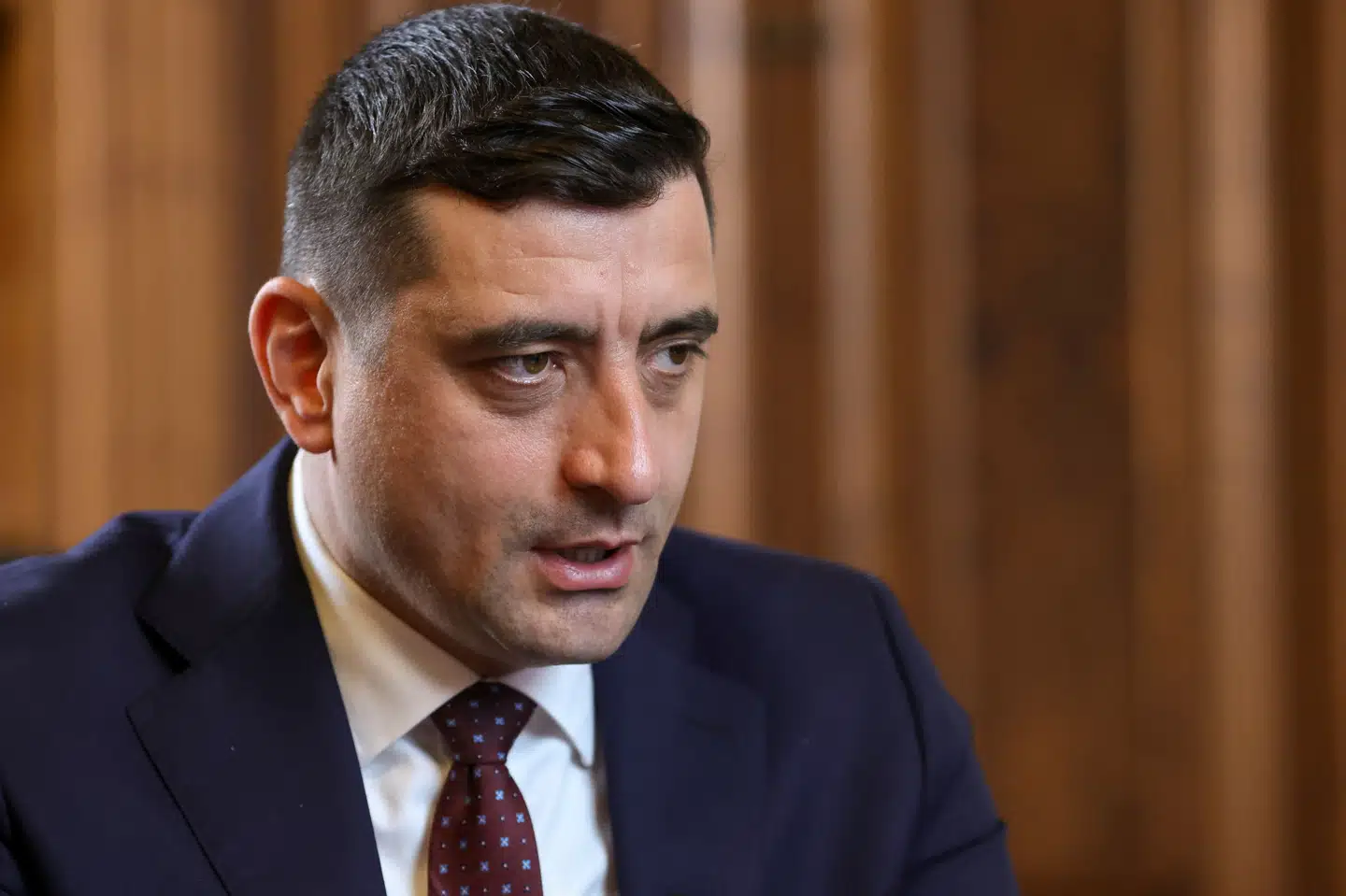 Den rumænske præsidentkandidat George Simion befinder sig yderst på den politiske højrefløj. (Arkivfoto).