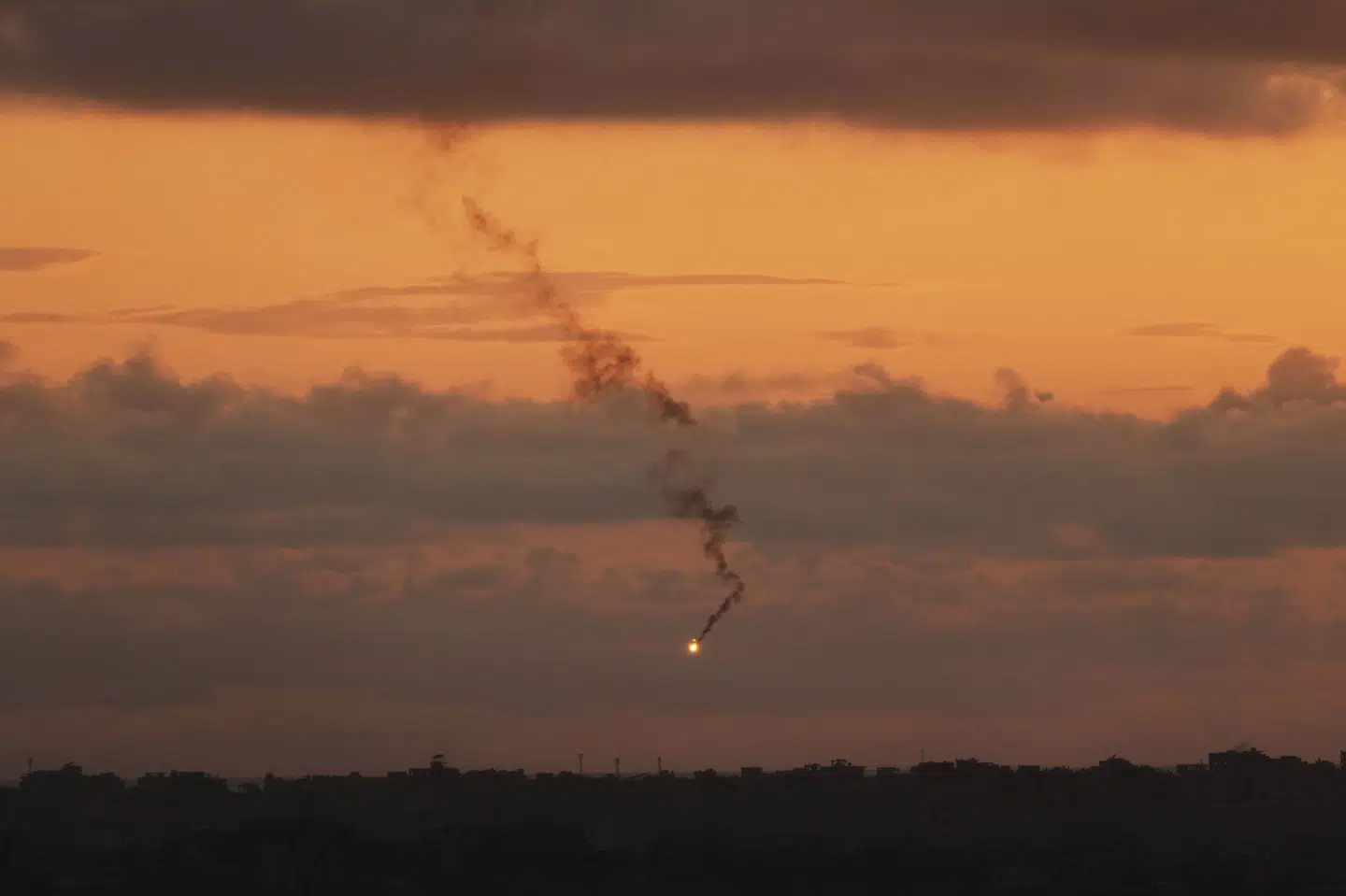 Israel genoptog tilbage i marts sin offensiv mod den militante bevægelse Hamas i Gaza. Billedet er fra søndag under et angreb.