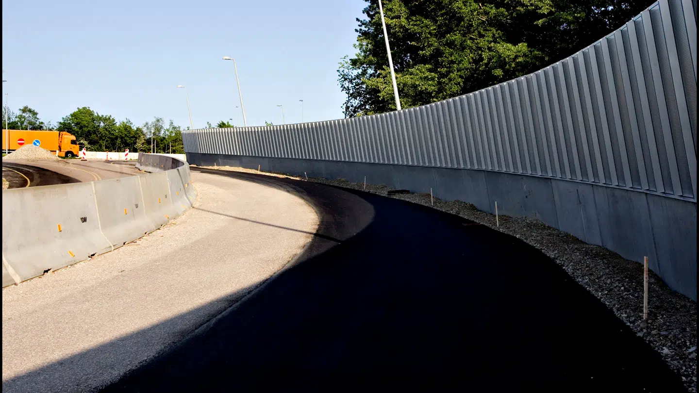 Arkivfoto af Støjværn på Motorring 3.