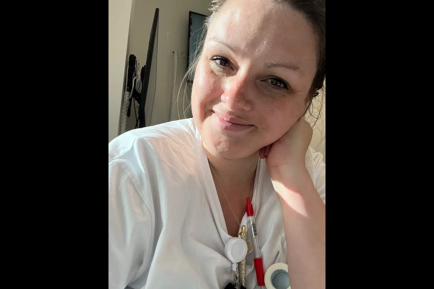 Freja Wirlander er arbejdsmiljørepræsentant og var med til at gribe ind, da en patient gik amok på akutmodtagelsen på Hvidovre Hospital.