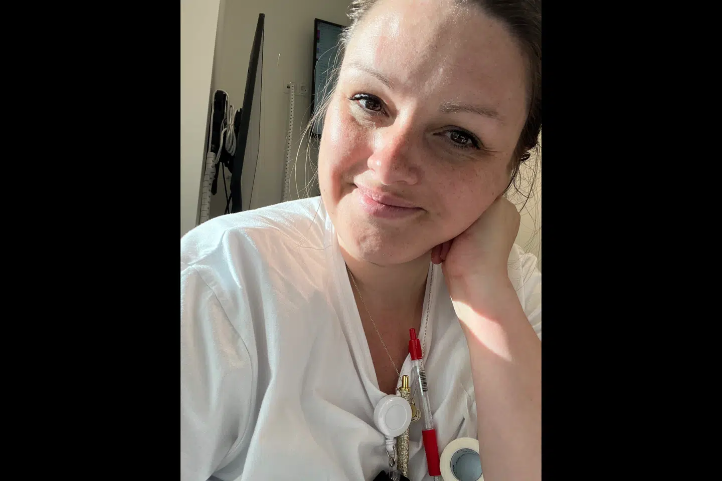 Freja Wirlander er arbejdsmiljørepræsentant og var med til at gribe ind, da en patient gik amok på akutmodtagelsen på Hvidovre Hospital.