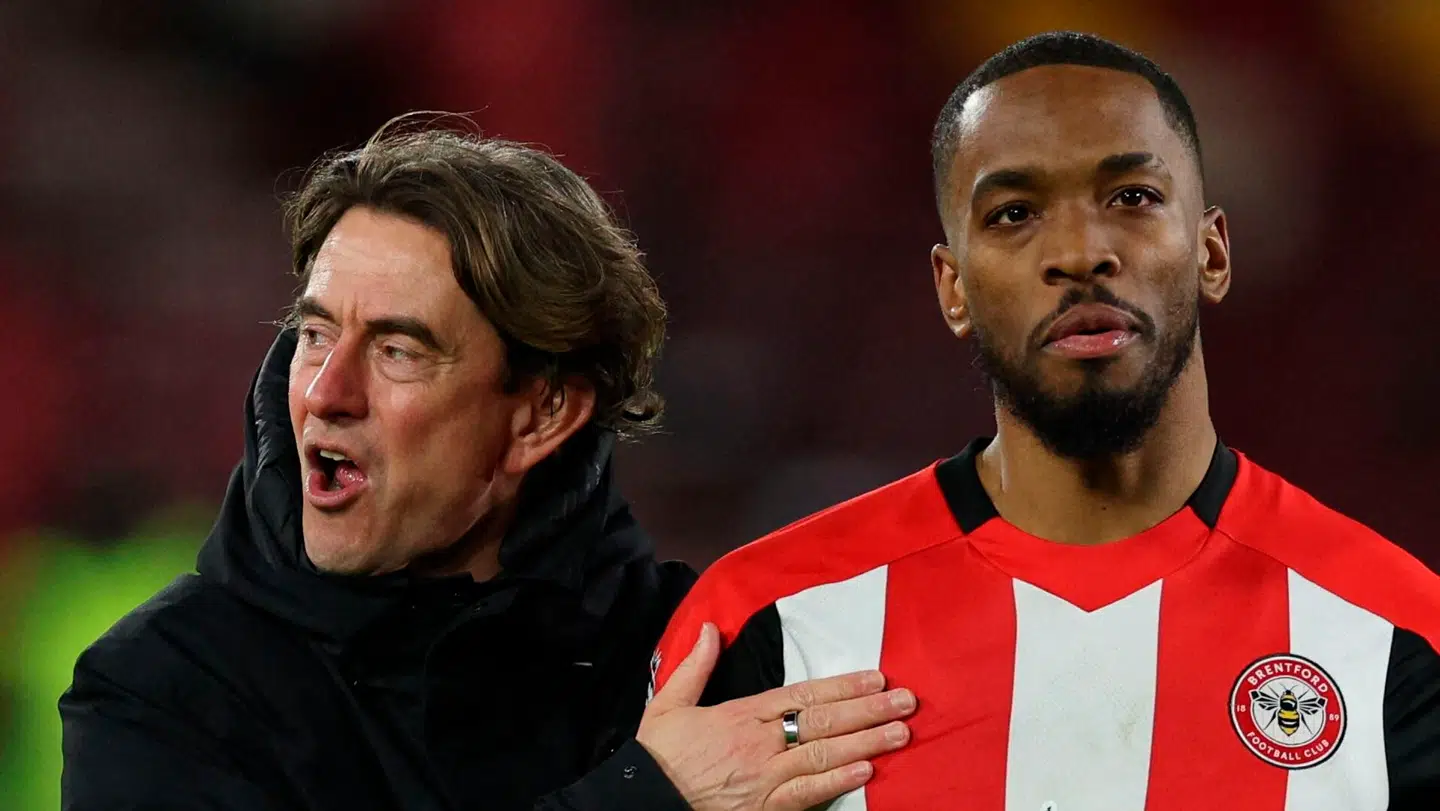 Thomas Frank sagde farvel til topscorer Ivan Toney.