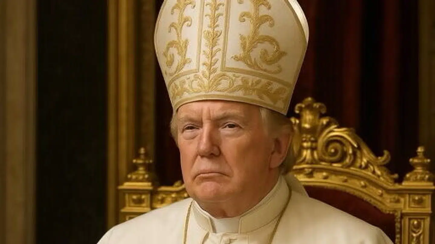 Et falskt AI-genereret billede, som viser USAs præsident, Donald Trump, klædt ud som paven, har fået opmærksomhed på nettet.