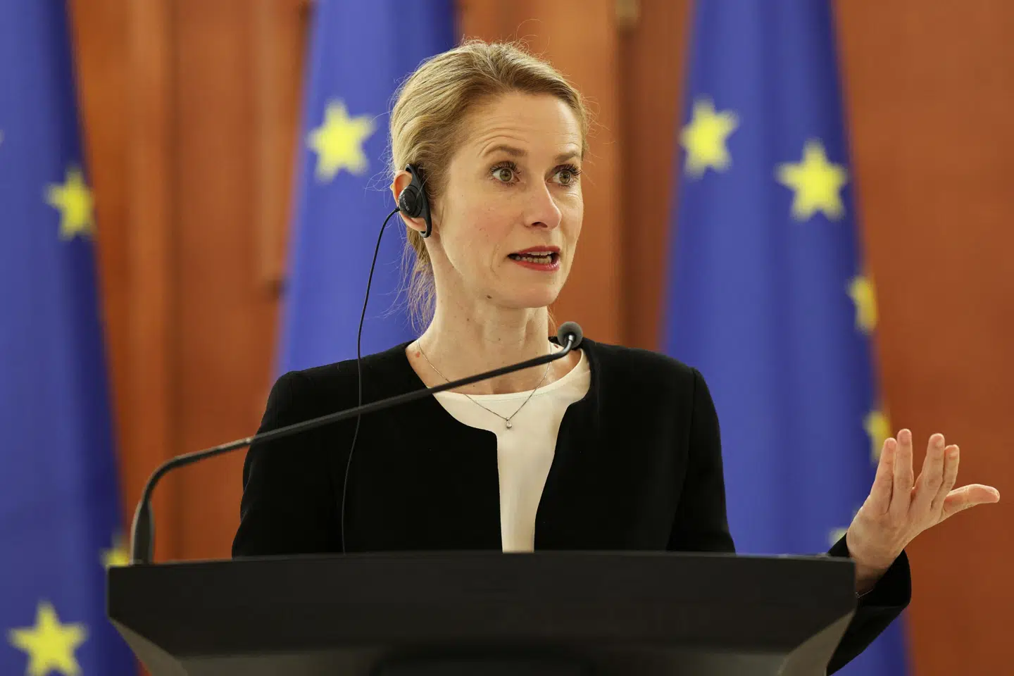 Grønland skal selv have lov til at bestemme over sin fremtid. Det siger EU's udenrigschef, estiske Kaja Kallas, i en debat om Grønland i EU-Parlamentet i Strasbourg tirsdag. (Arkivfoto).