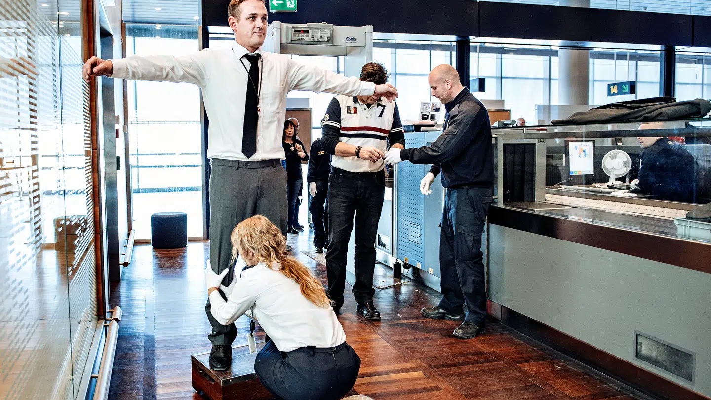 Security i Københavns Lufthavn.