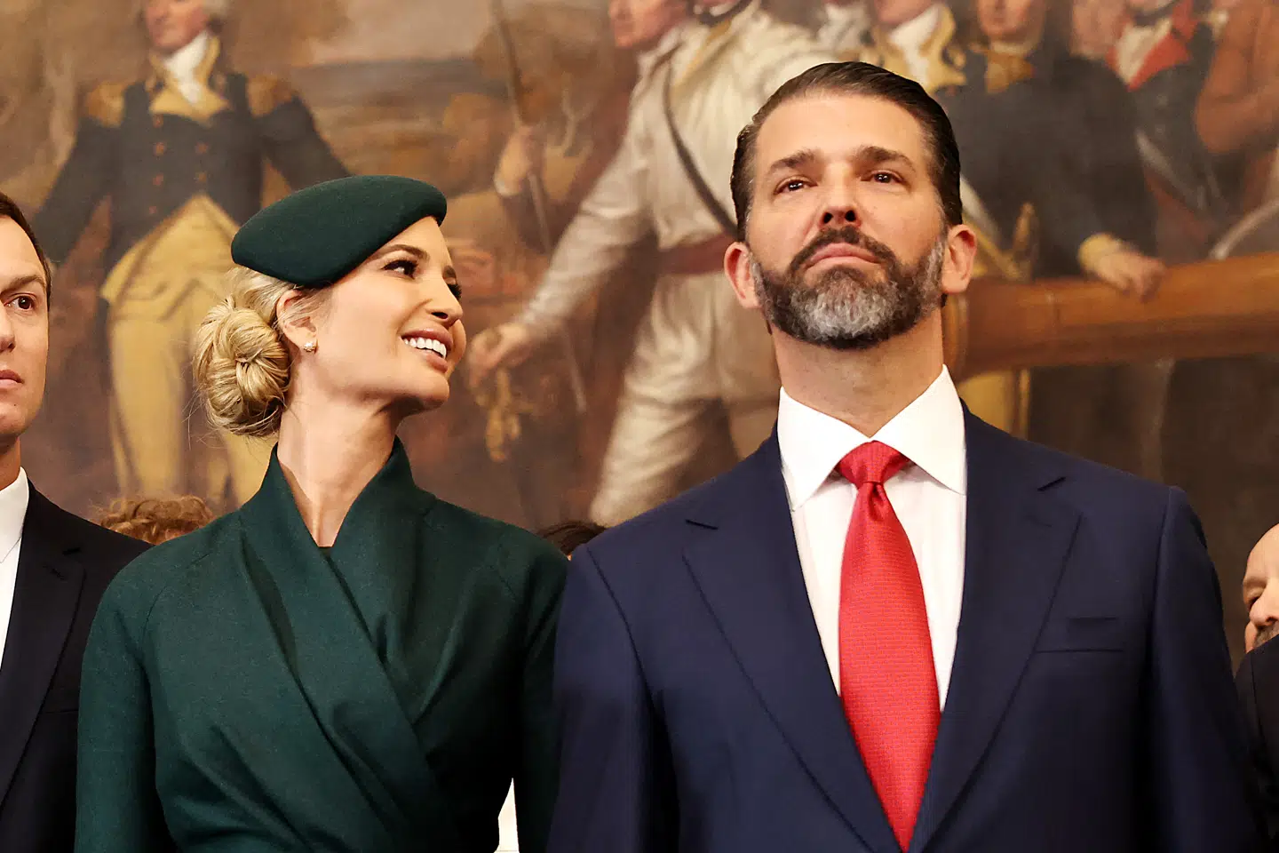 Her ses Donald Trumps ældste datter og søn: Ivanka Trump og Donald Trump Jr.