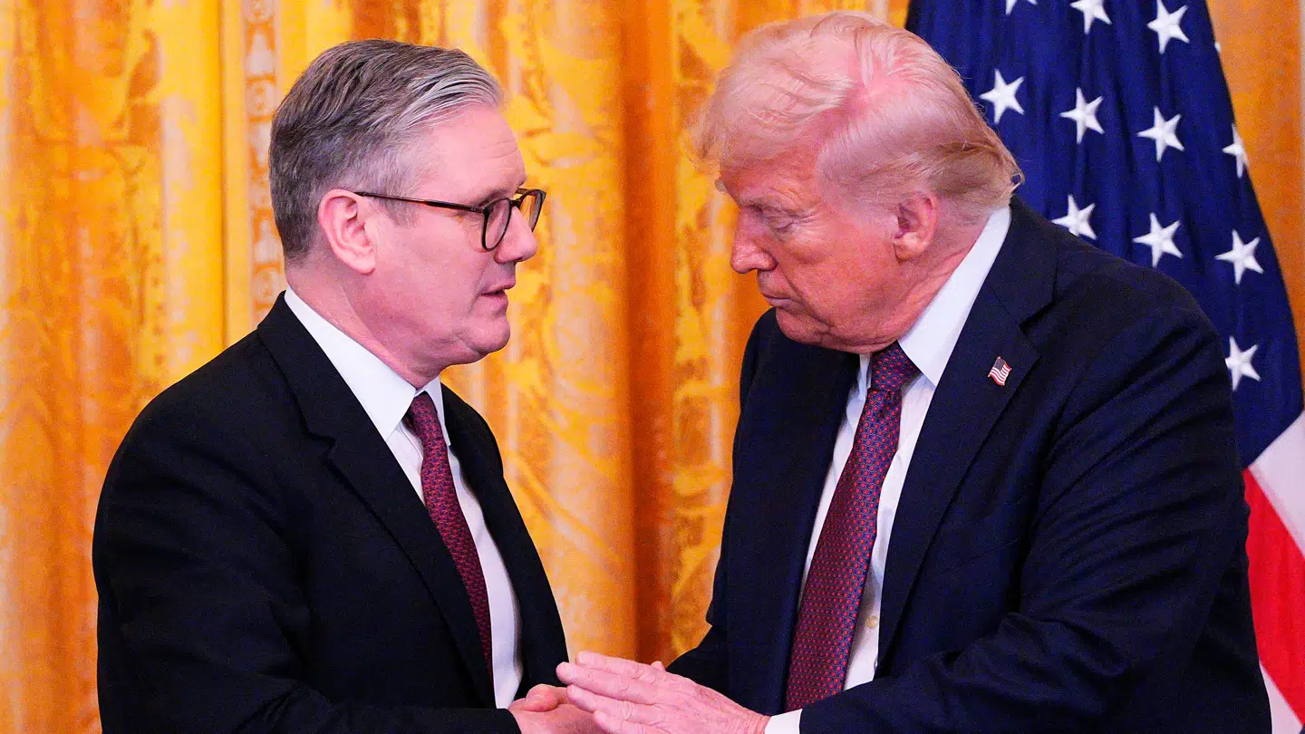 Den britiske premierminister Keir Starmer og den amerikanske præsident Donald Trump mødtes tilbage i februar 2025.