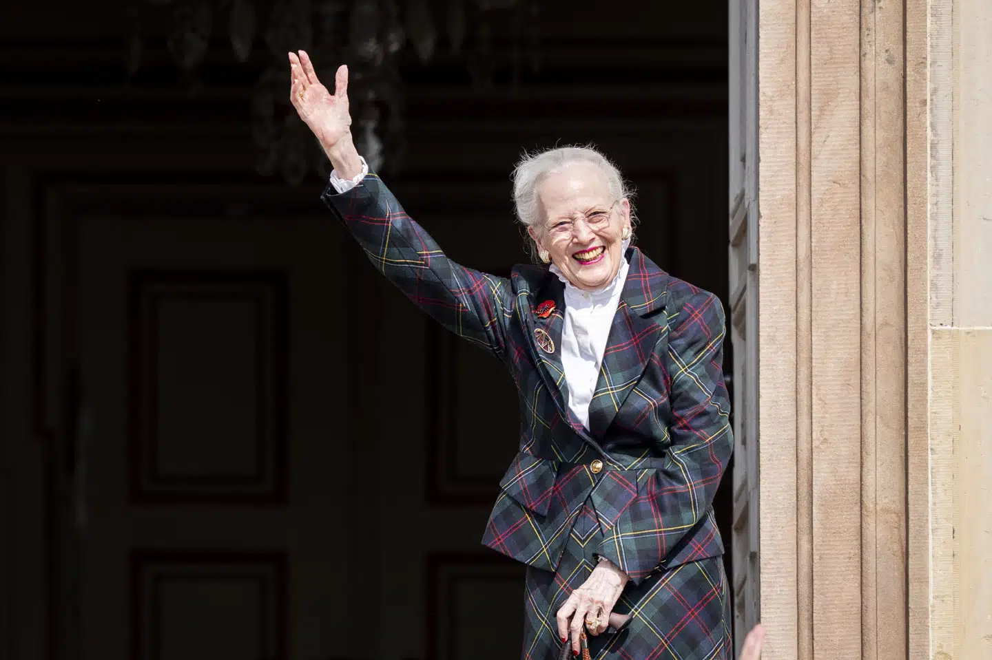Dronning Margrethe fejrer sin 85-års fødselsdag på Fredensborg Slot 16. april. Torsdag oplyser kongehuset, at dronningen er blevet indlagt til observation på Rigshospitalet. (Arkivfoto).