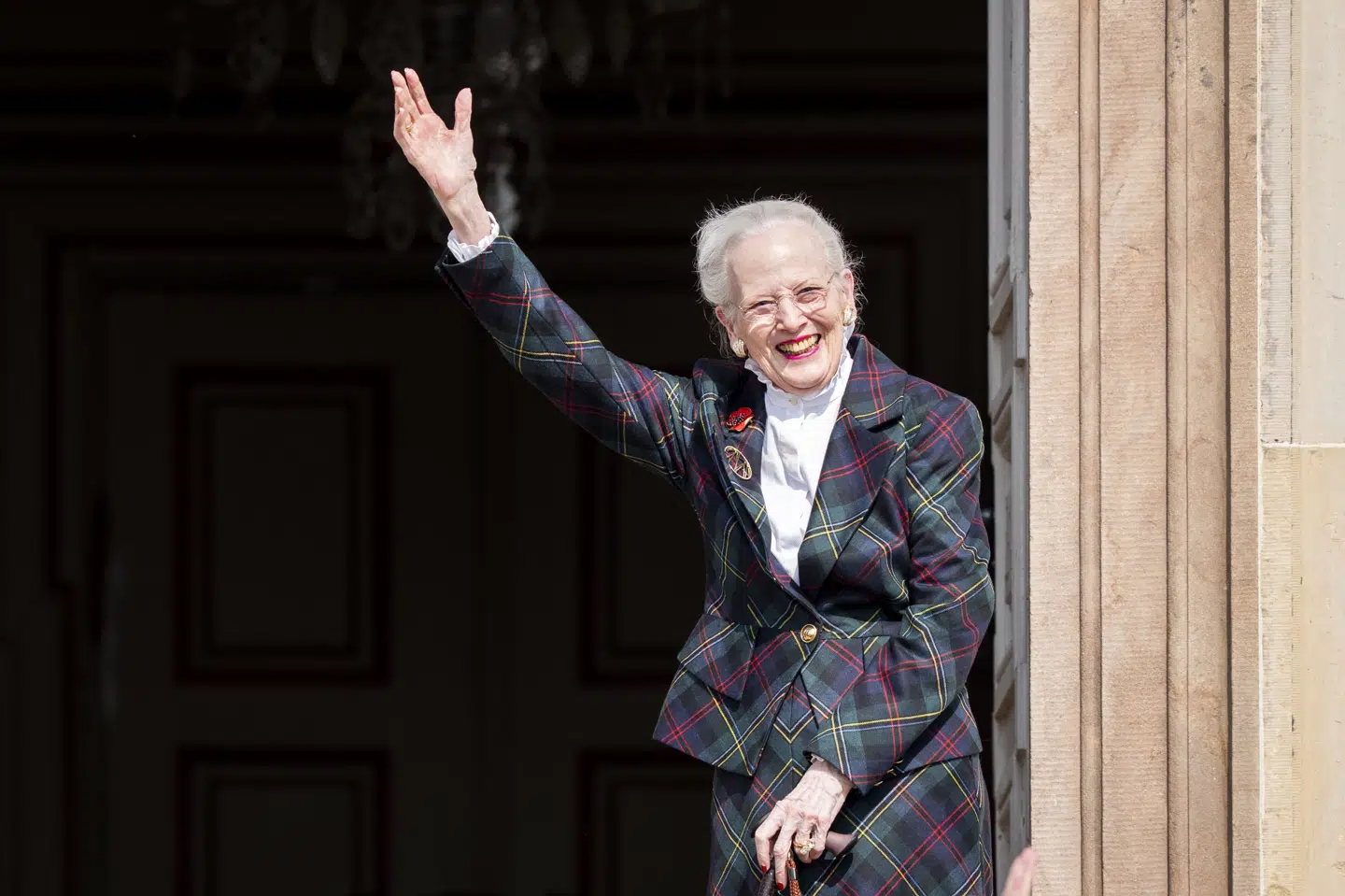 Dronning Margrethe fejrer sin 85-års fødselsdag på Fredensborg Slot 16. april. Torsdag oplyser kongehuset, at dronningen er blevet indlagt til observation på Rigshospitalet. (Arkivfoto).