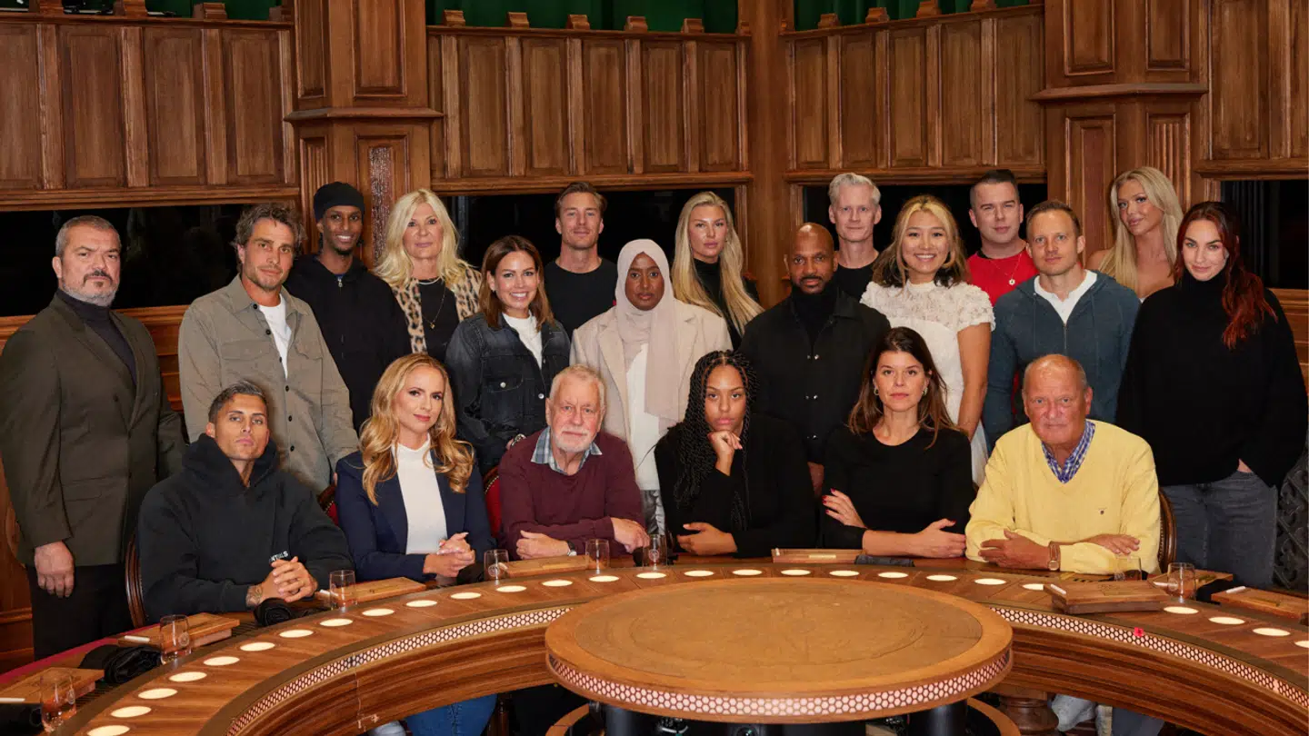 Deltagerne i den svenske udgave af 'Forræder'.