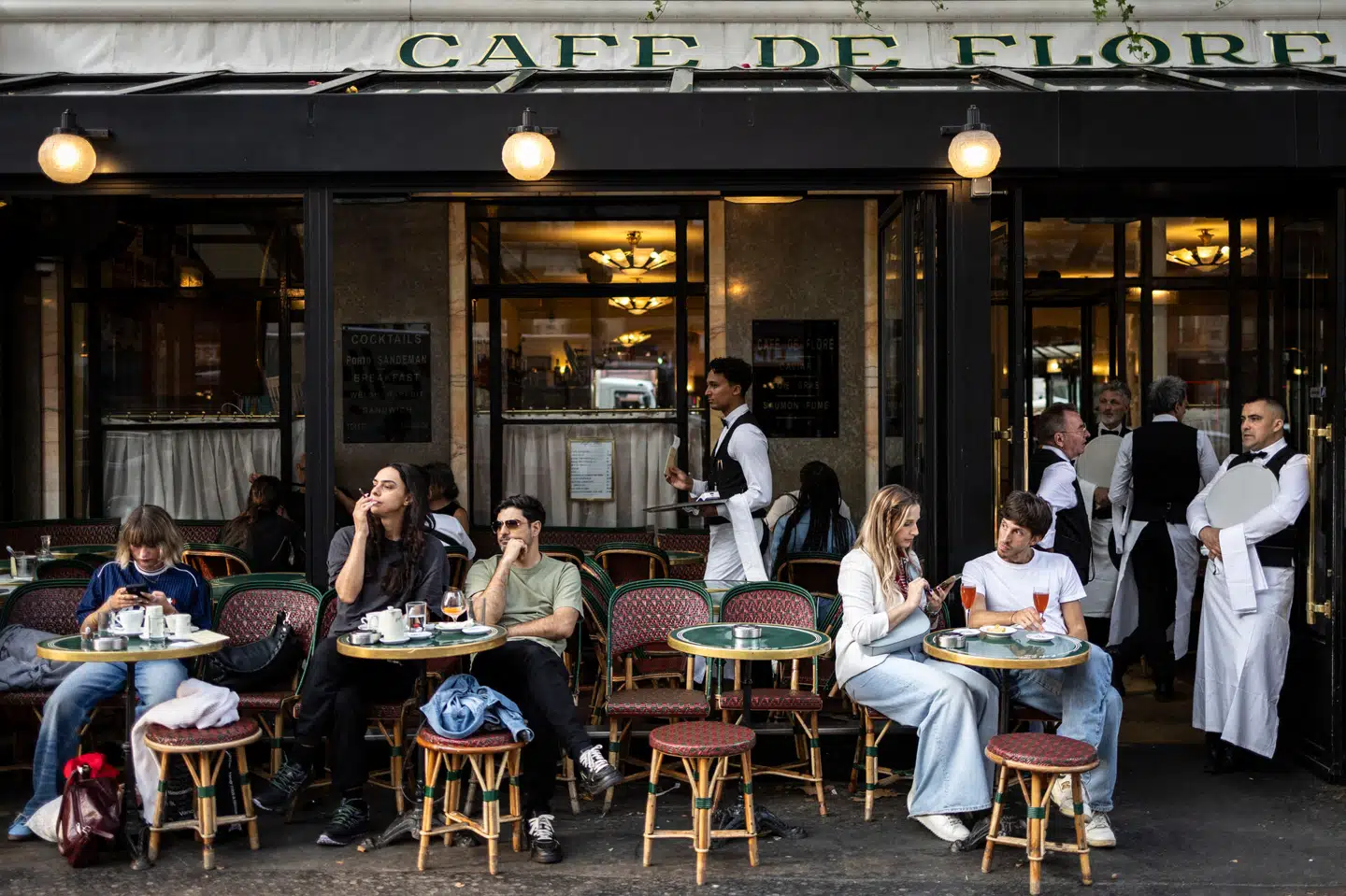 Cafe de Flore i Paris. Foto: Olympia de Maismont, Scanpix