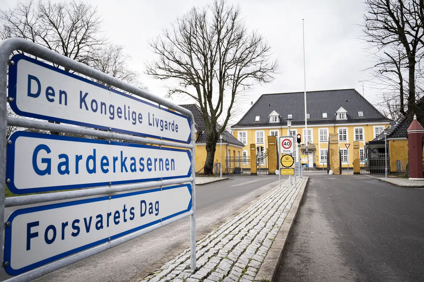 Ved siden af kasernen i Høvelte, som er hjemsted for Den Kongelige Livgarde, ligger et af KFUM's soldaterhjem. (Arkivfoto).