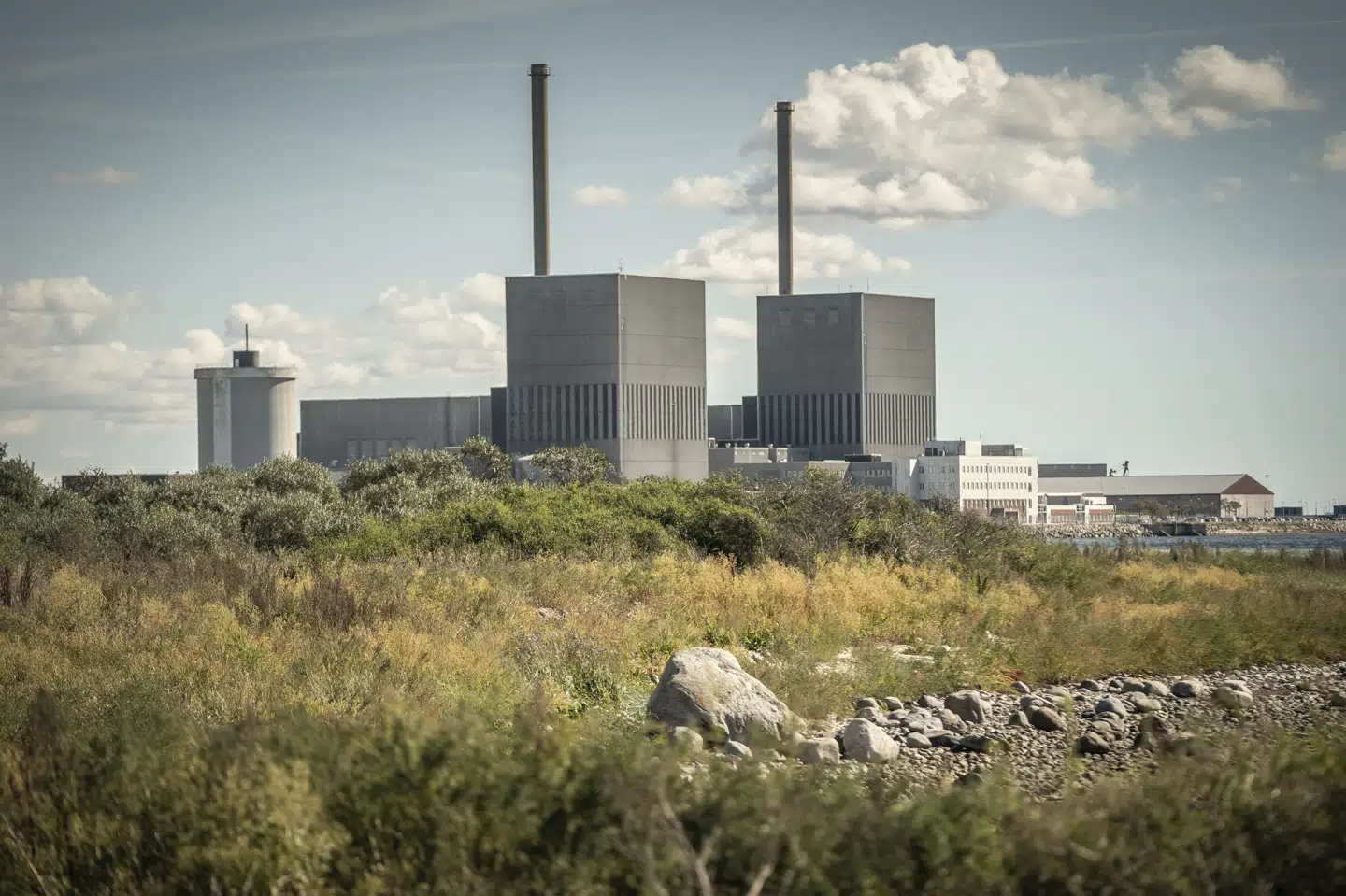 Barsebäckværket, som her ses i september 2022, har været lukket og slukket siden 2005. Da det var aktivt, skabte det bekymring i Danmark. Men nu er diskussionen om atomkraft blusset op igen, og i en ny måling svarer 40,7 procent, at de er enige eller meget enige i, at man bør indføre atomkraft i Danmark. (Arkivfoto).