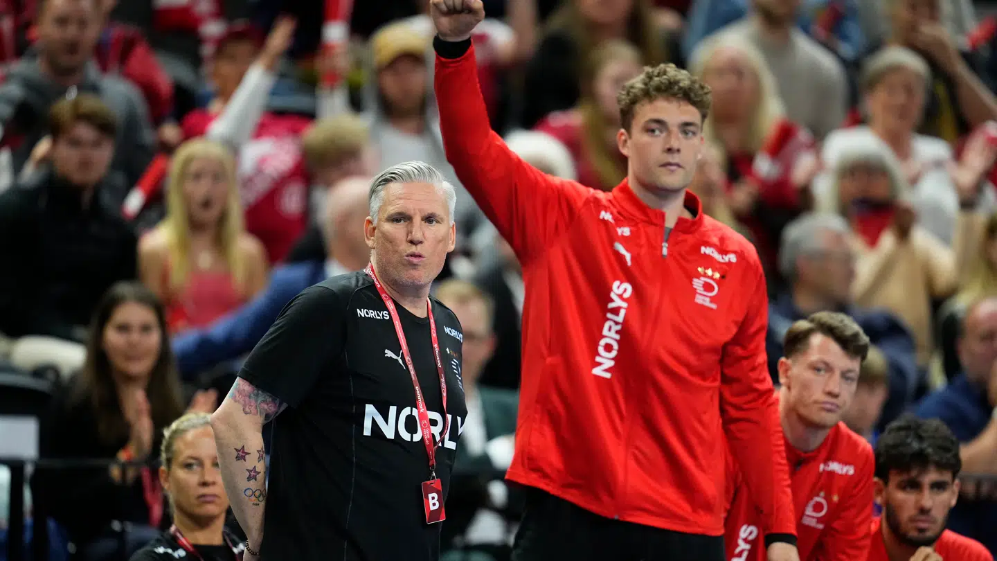 Håndboldkampen i EHF Euro Cup mellem Danmark og Sverige i Royal Arena i Ørested søndag den 11. maj 2025.