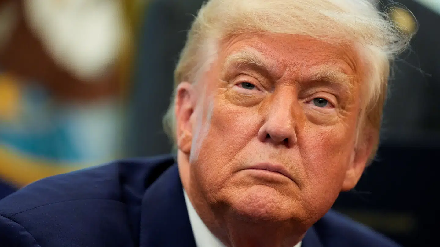 Den amerikanske præsident, Donald Trump, ses her i Det Ovale Kontor i Det Hvide Hus den 9. maj.