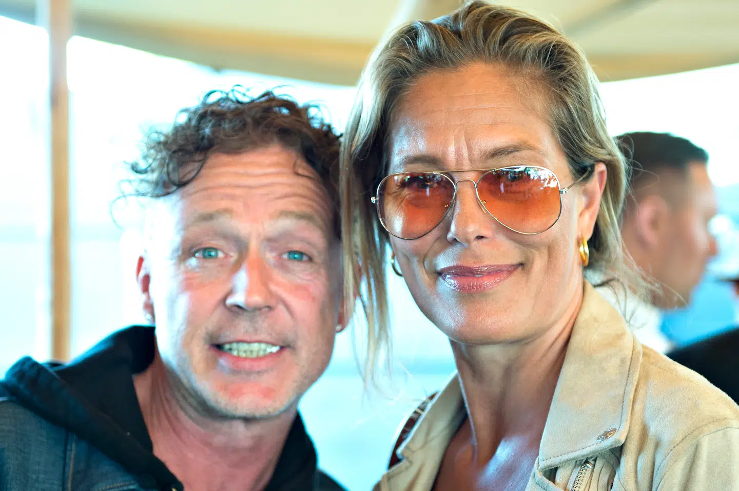 Renée Toft Simonsen og Thomas Helmig på Northside Festival i 2016.