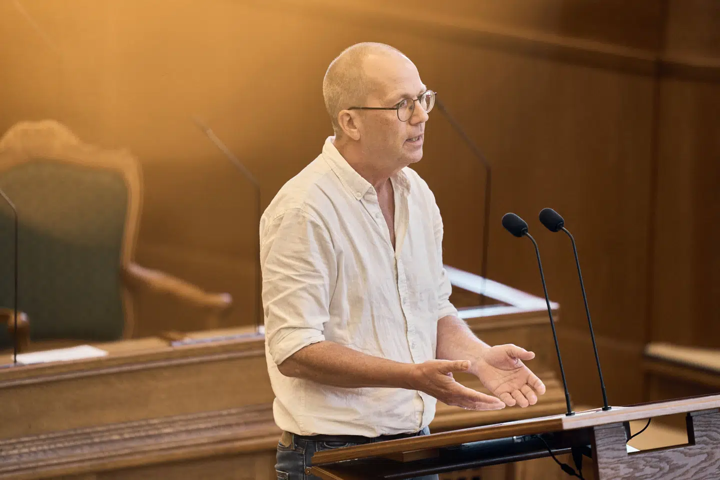 Peder Hvelplund (EL) mener ikke, at Søren Gade har en god dømmekraft. (Arkivfoto).