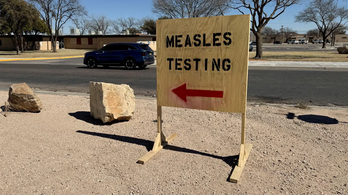 Især Texas i USA er hårdt ramt af mæslinger.