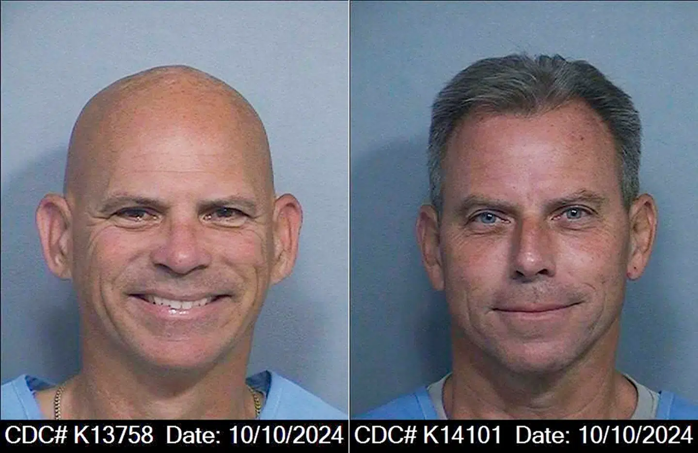 ARKIVFOTO af Lyle Menendez (til venstre) og Erik Menendez i 2024.