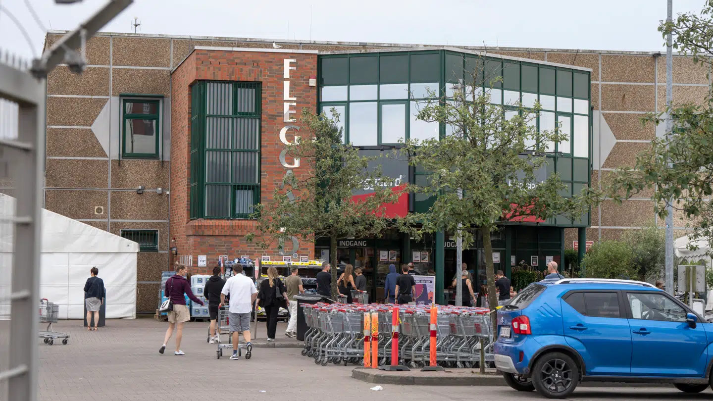 Grænsebutikken Fleggaard i Harrislee i Tyskland