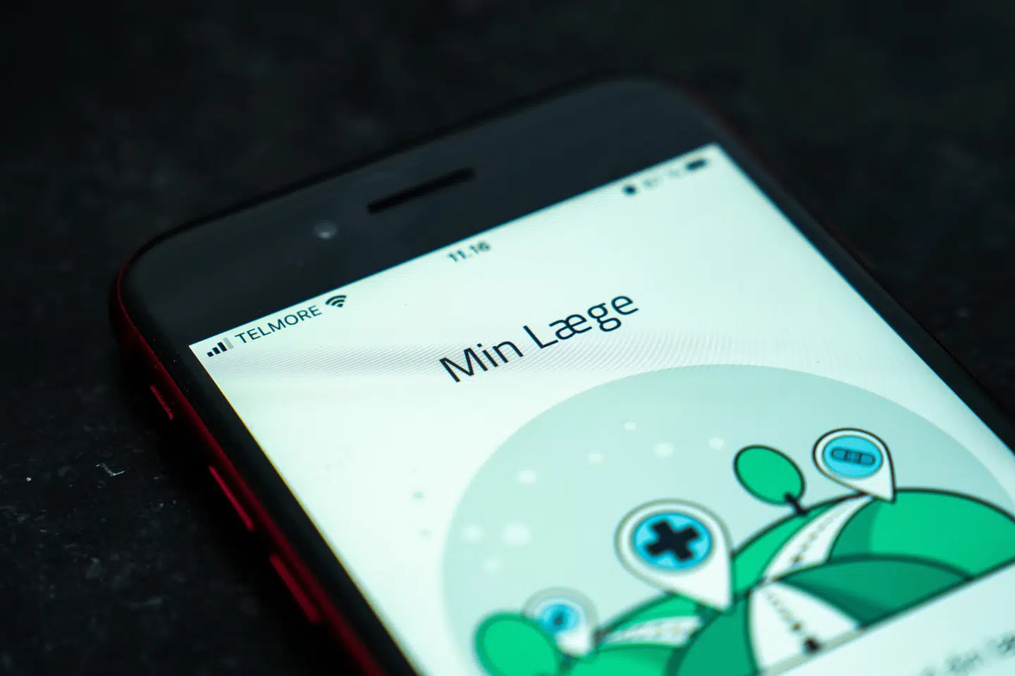 Mange bruger Min Læge-appen til at holde videokonsultationer og skrive til egen læge, anmode om receptfornyelse af medicin og se svar på for eksempel blodprøver. (Arkivfoto).