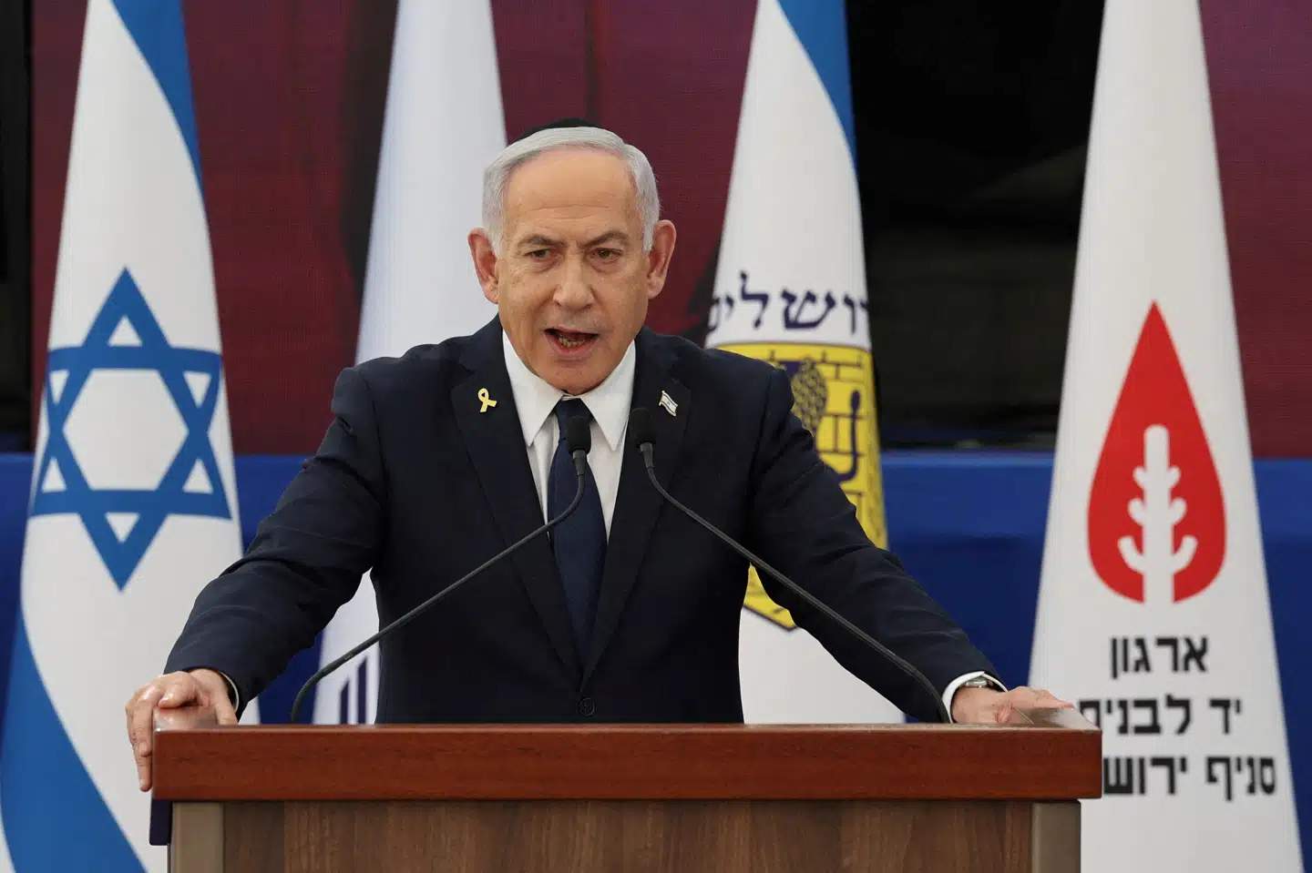 Israels premierminister, Benjamin Netanyahu, siger mandag i en video, at det er nødvendigt for Israel at forhindre hungersnød i Gaza blandt andet af "diplomatiske årsager". (Arkivfoto).