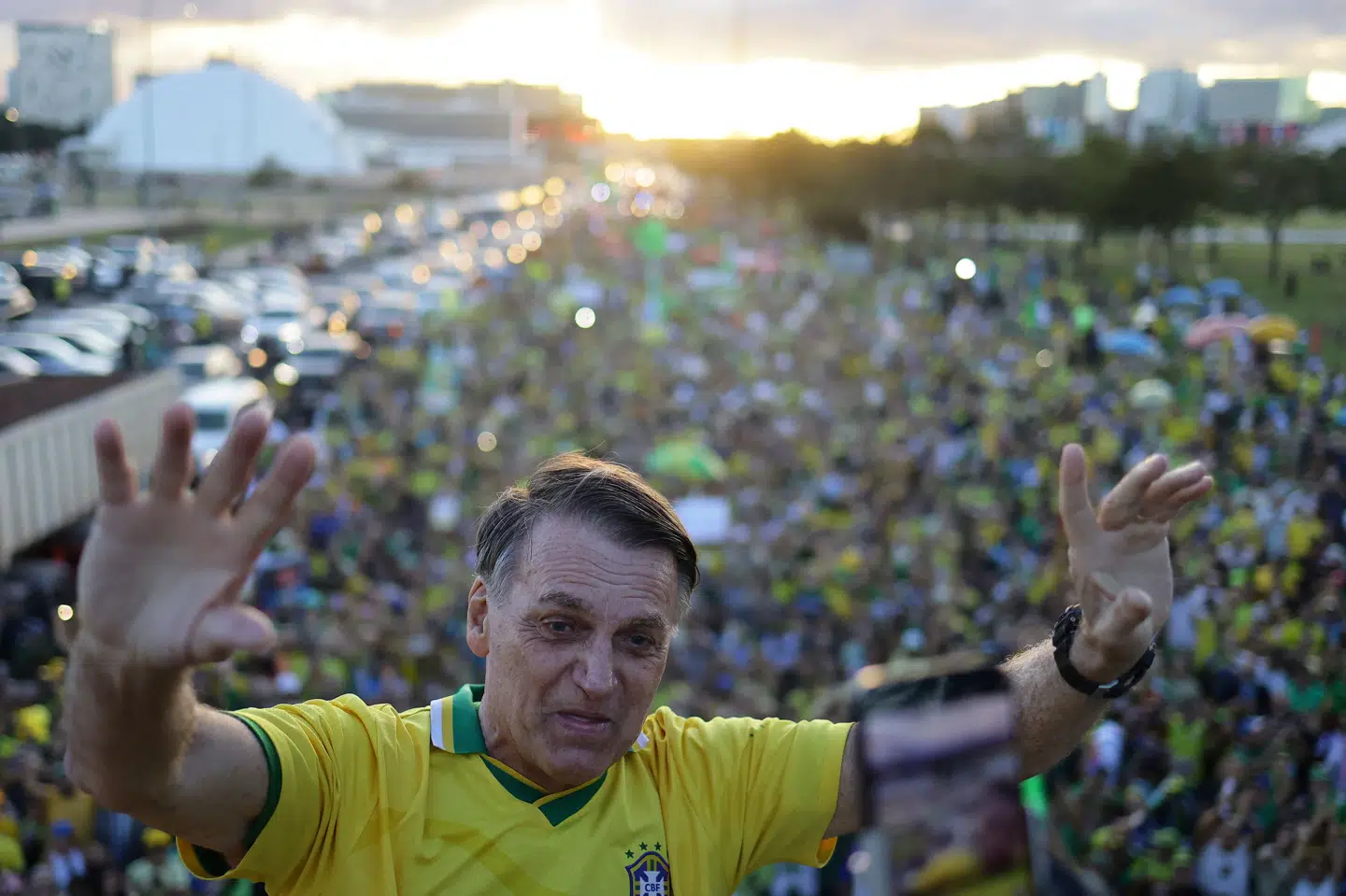 Jair Bolsonaro var præsident i Brasilien fra 2019 til 2022, hvor han tabte valget til Luiz Inácio da Silva. Nu står han anklaget for kupforsøg mod Lula. (Arkivfoto).