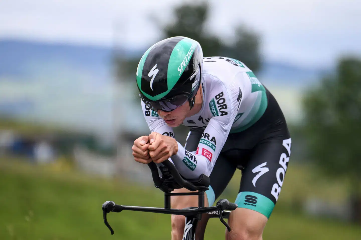 Frederik Wandahl styrtede voldsomt på torsdagens 2. etape af Tour de Hongrie. Han blev efterfølgende indlagt på hospitalet i Ungarn indtil mandag, hvor han blev udskrevet. (Arkivfoto).