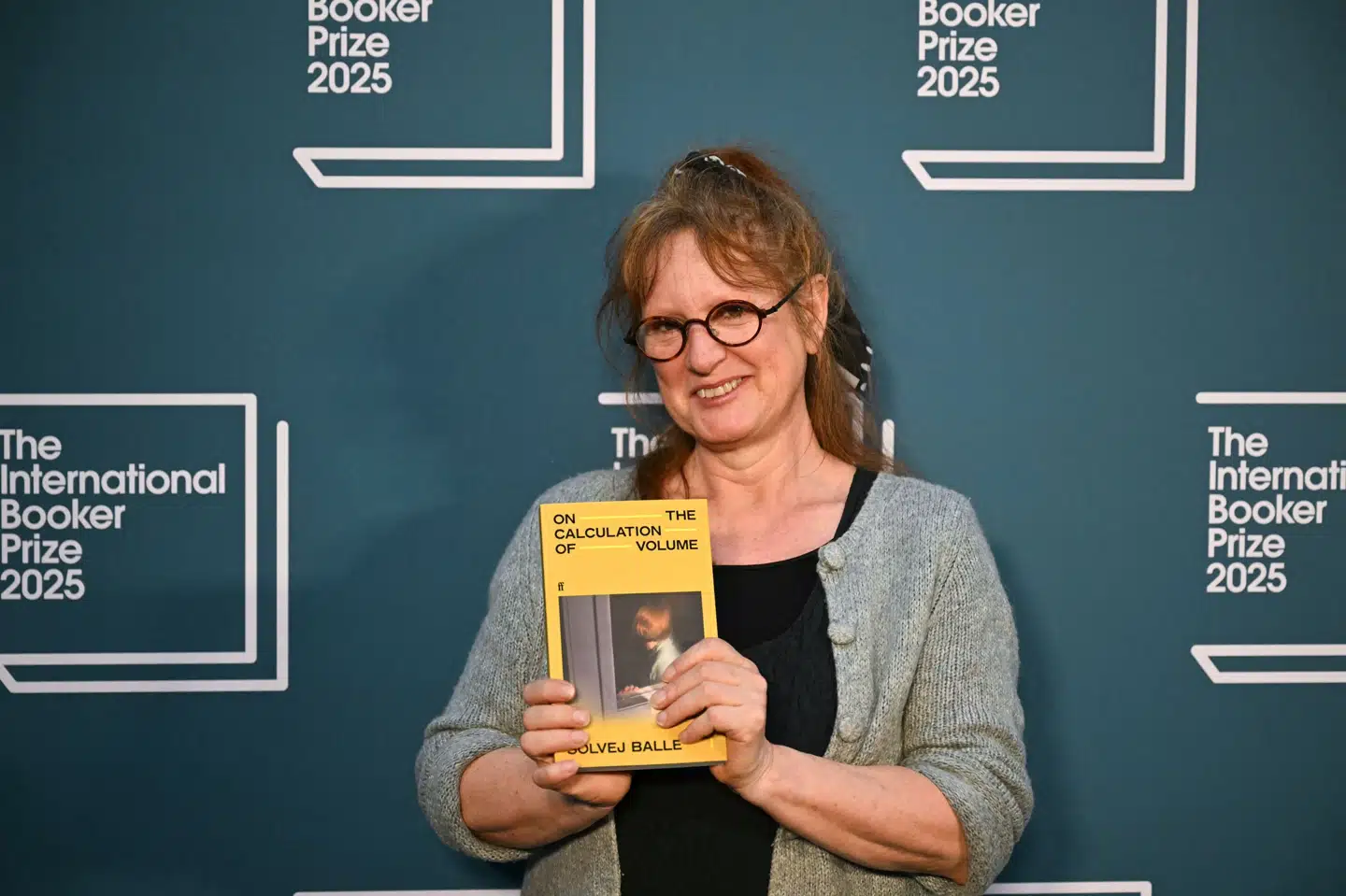 Den danske forfatter Solvej Balle under tirsdagens prisuddeling.