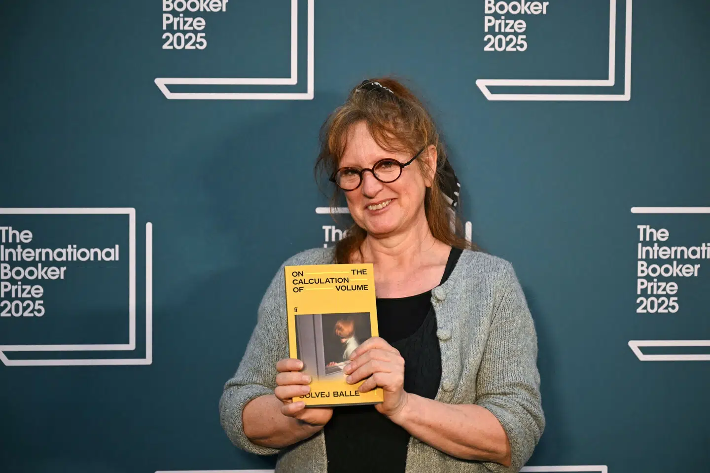 Den danske forfatter Solvej Balle under tirsdagens prisuddeling.