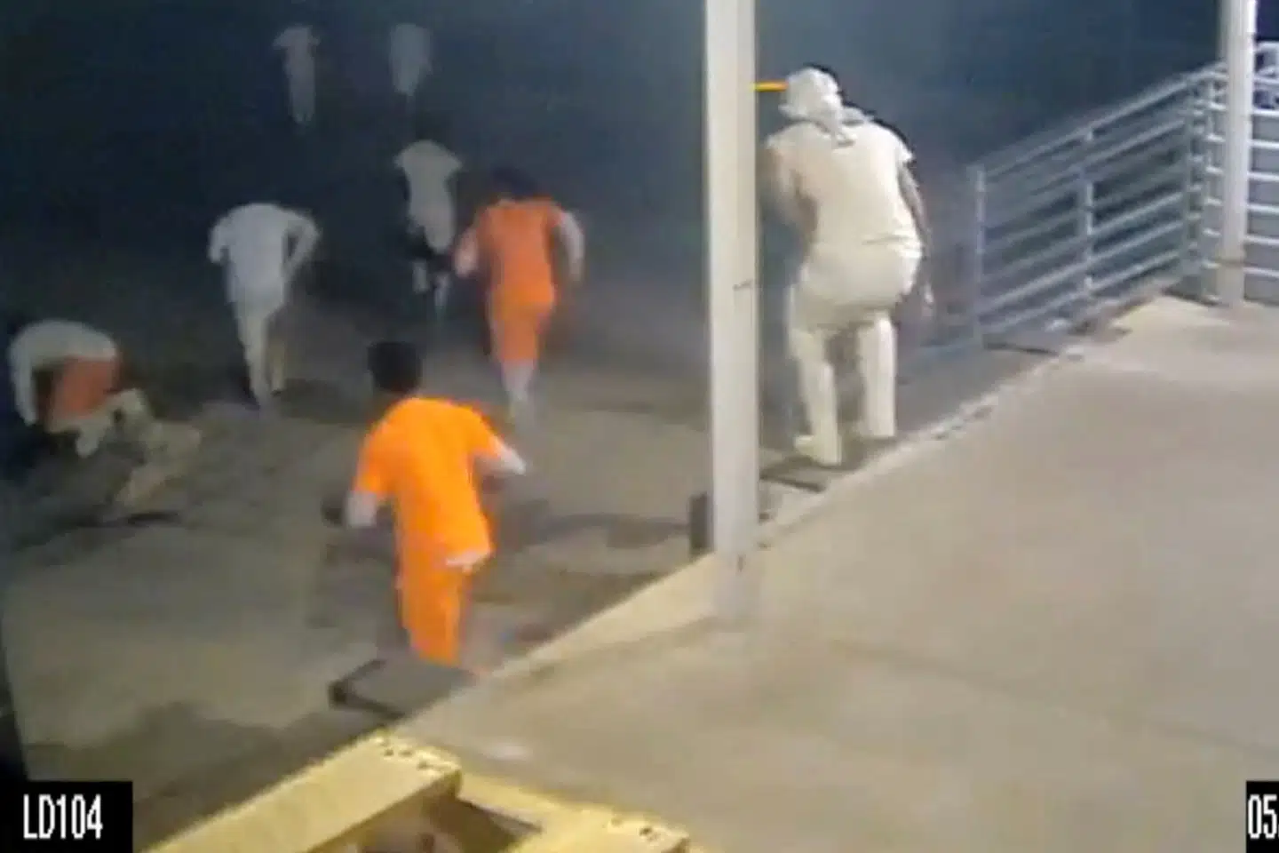 Overvågningsbilleder viser fanger, der flygtede fra fængsel i New Orleans. (Arkivfoto).