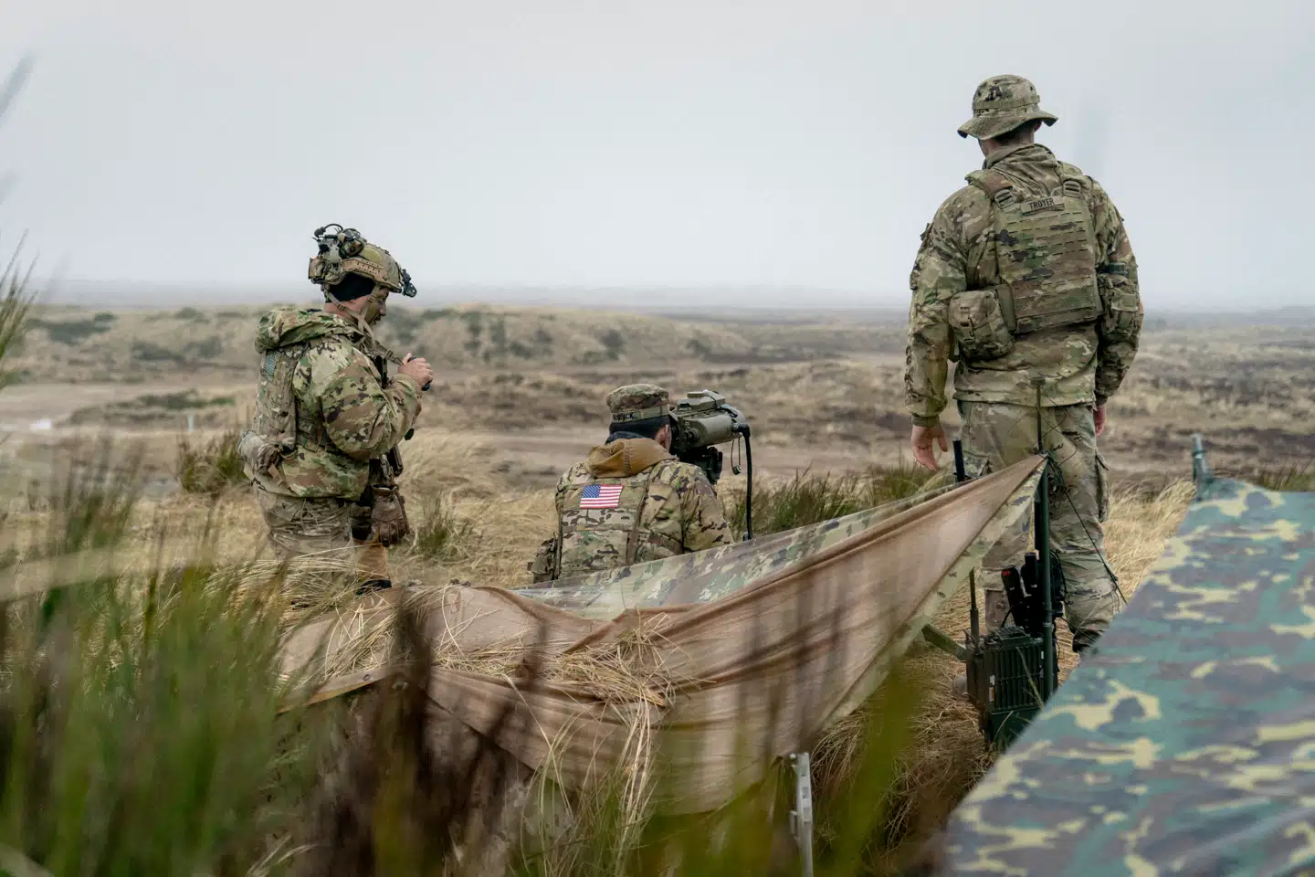 I 2023 var den største militærøvelse med artilleri på dansk jord siden Anden Verdenskrig. Her ses samlede NATO-tropper træne sammen i Oksbøl.