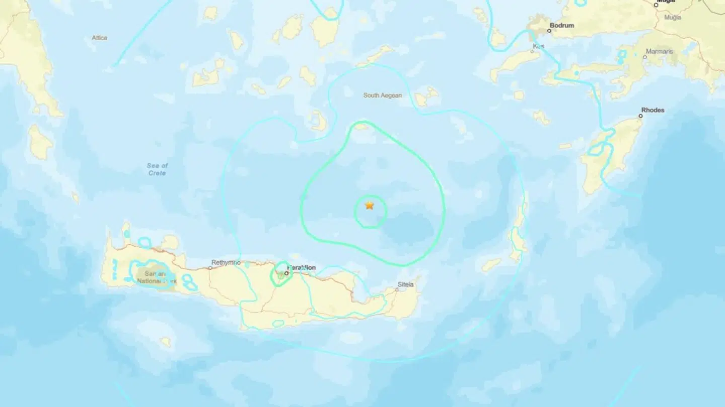 Her har skælvet ramt.