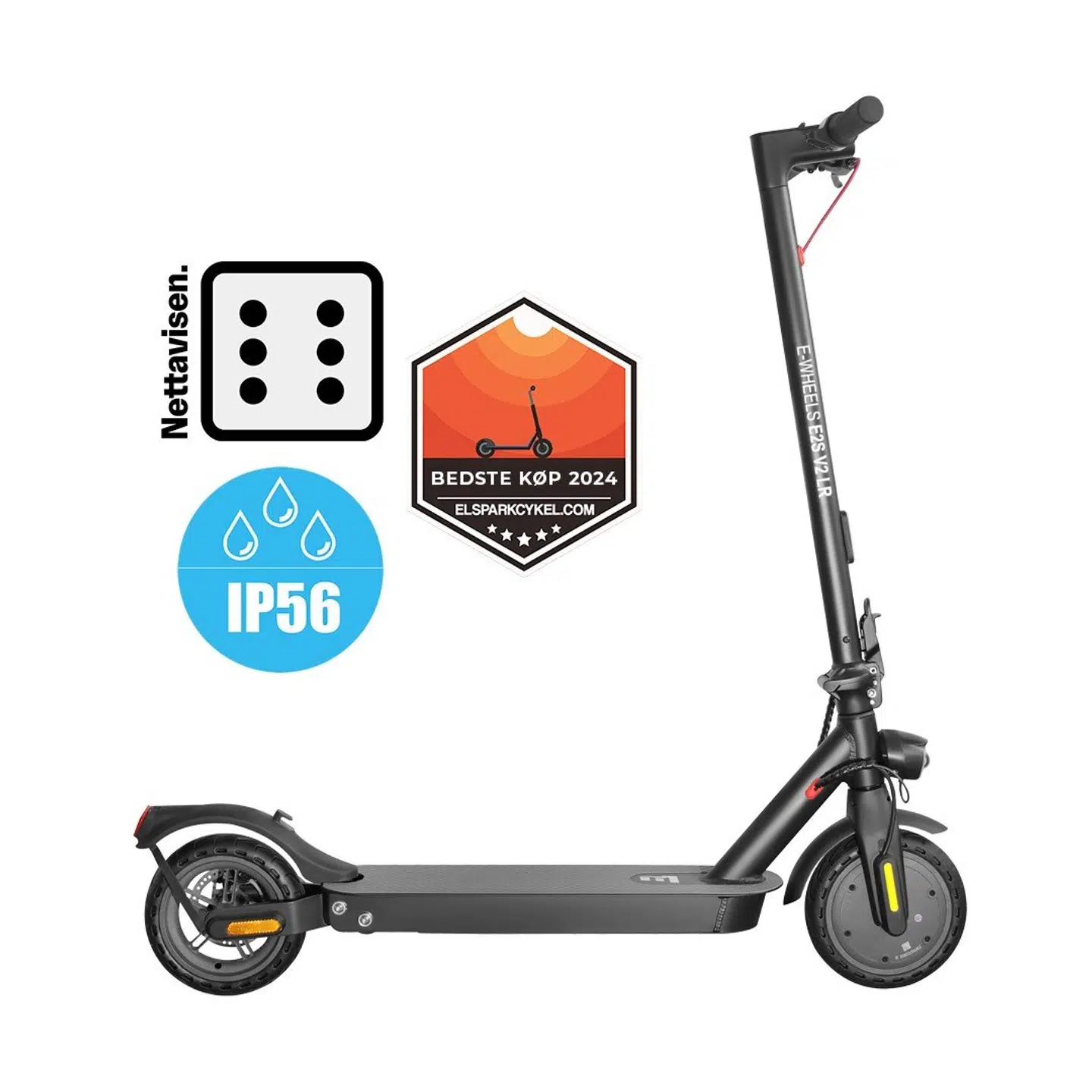 E-wheels E2S V2 Long Range – fordi livet er for kort til trafiklys og bilkøer, og frihed smager bare bedre på to hjul (med lidt ekstra fart i opoverbakkerne)!