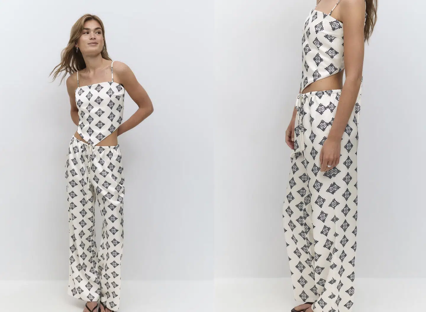 Gina Tricot Drawstring Satin Trousers – fordi når komfort møder catwalk, kan du både tage en lur og tage spotlightet uden at skifte tøj!