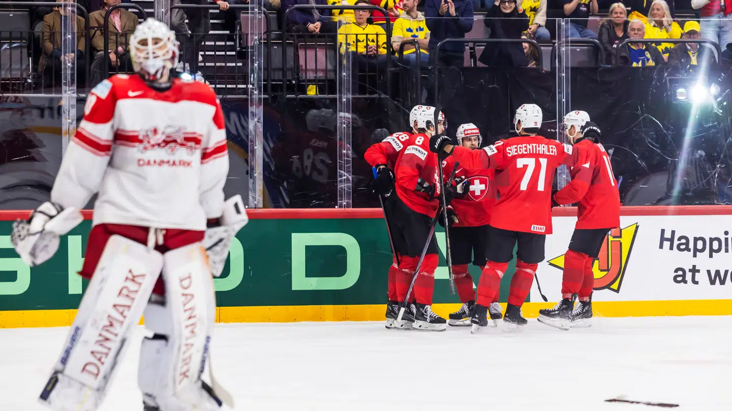 Danmark havde ikke en chance mod Schweiz.