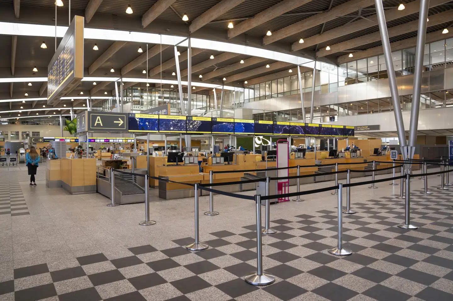 Hundredtusindvis af passagerer kommer til at mangle i Billund Lufthavns terminaler de kommende år som følge af et stop for samarbejdet med Ryanair, siger direktør. (Arkivfoto).