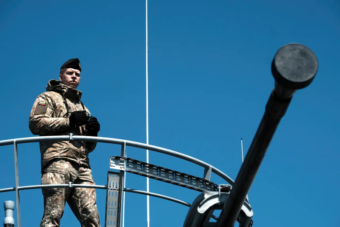 Billeder fra NATO-øvelse nær Klaipedas havn i Litauen.