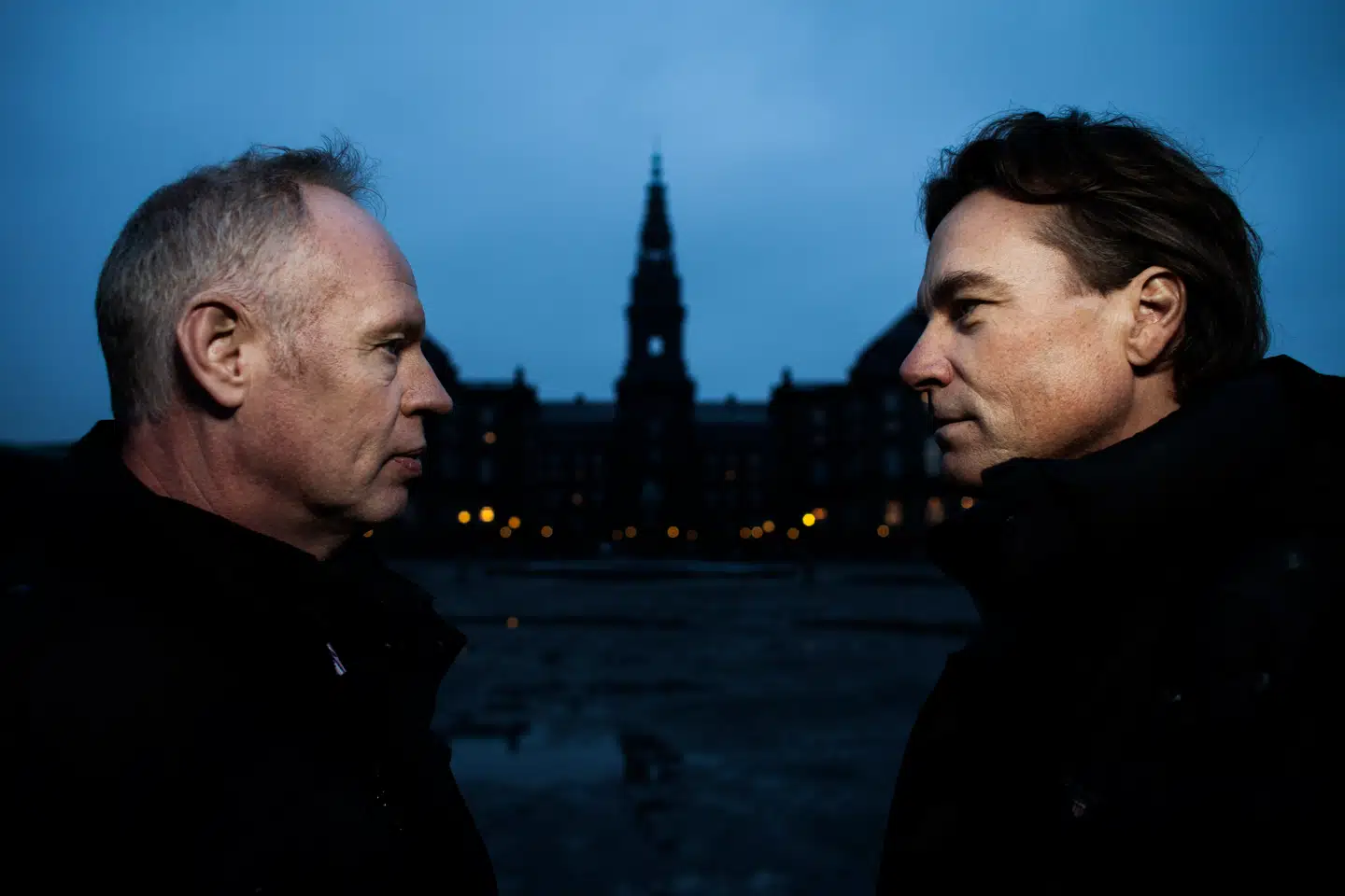 Peter Mogensen og Michael Kristiansen er politiske kommentatorer på programmet »Tirsdagsanalysen« på TV 2 News.