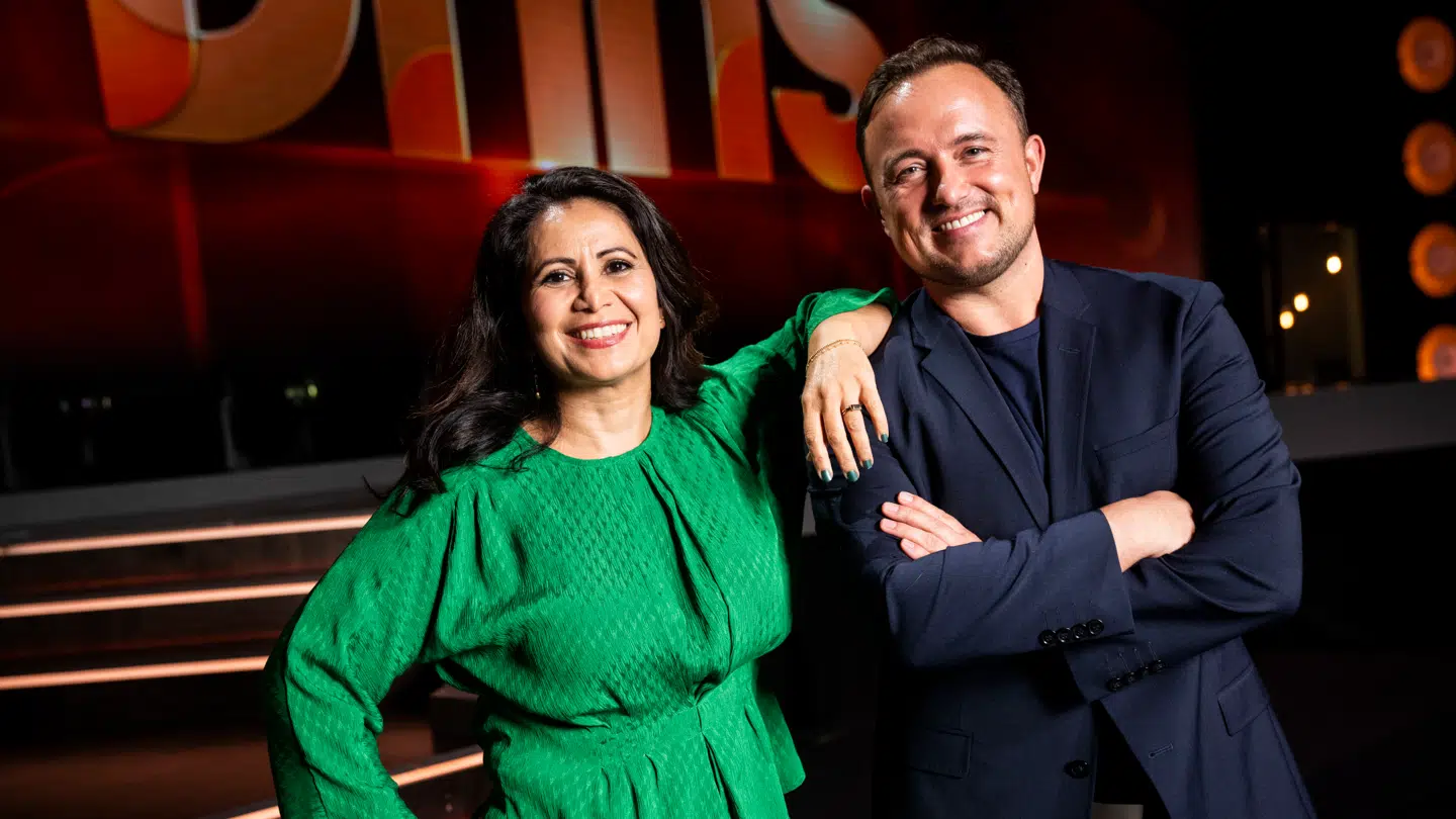 Her ses Özlem Cekic og dansepartneren Thomas Evers Poulsen under 'Vild med Dans' i 2023, inden hun kom til skade.