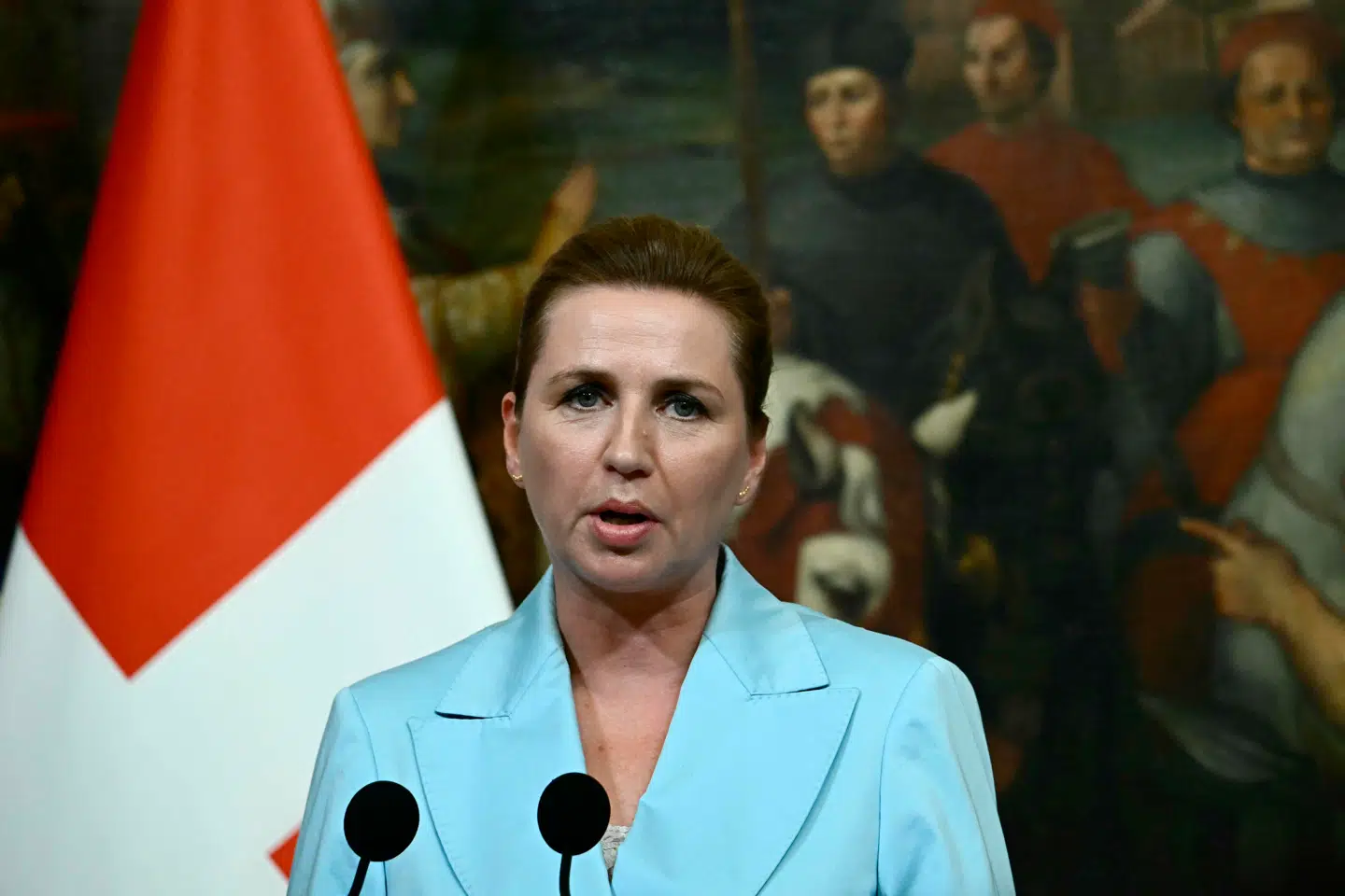 Mette Frederiksen vil sammen med en række andre europæiske regeringschefer gøre det nemmere at udvise kriminelle udlændinge. Foto: Filippo Monteforte, Scanpix